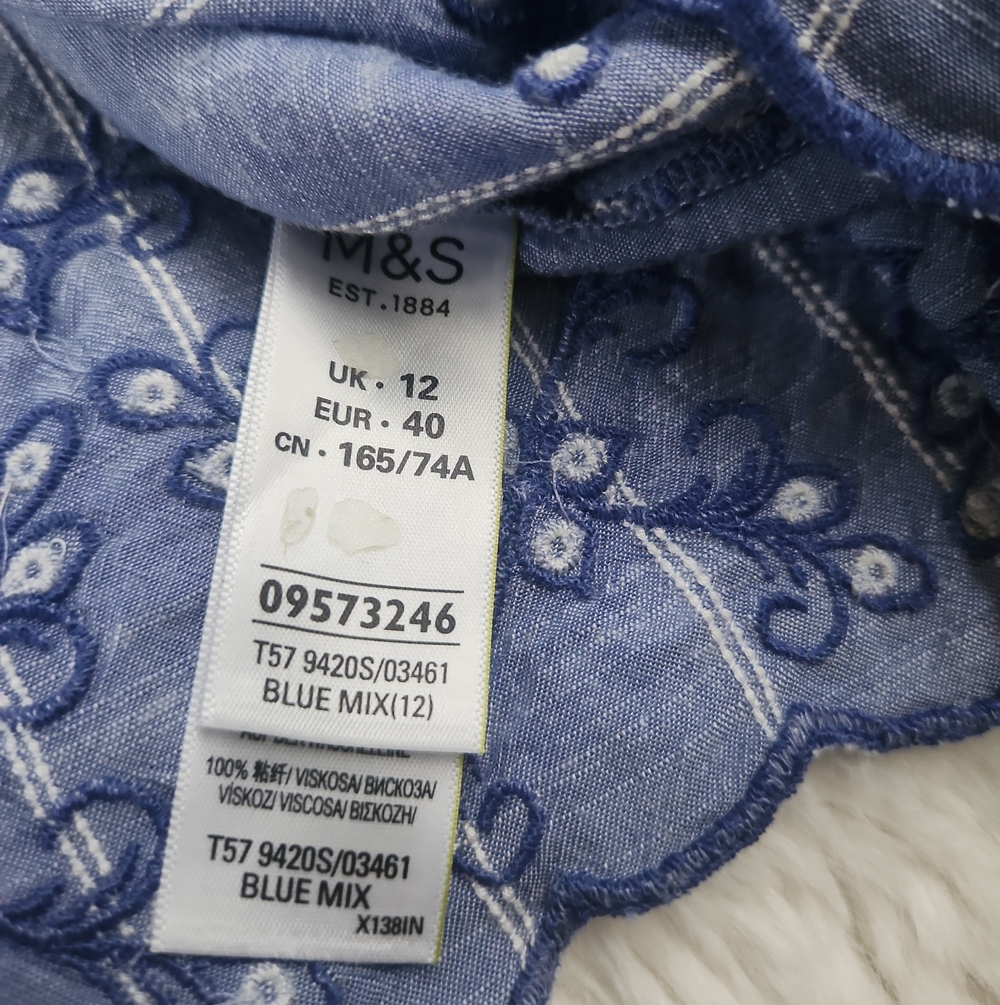 Marks Spencer M&S Lightweight Viscose Skirt Midi - Picture 5 of 6